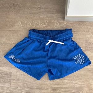 Inaka Power Blue Mesh Shorts NWOT